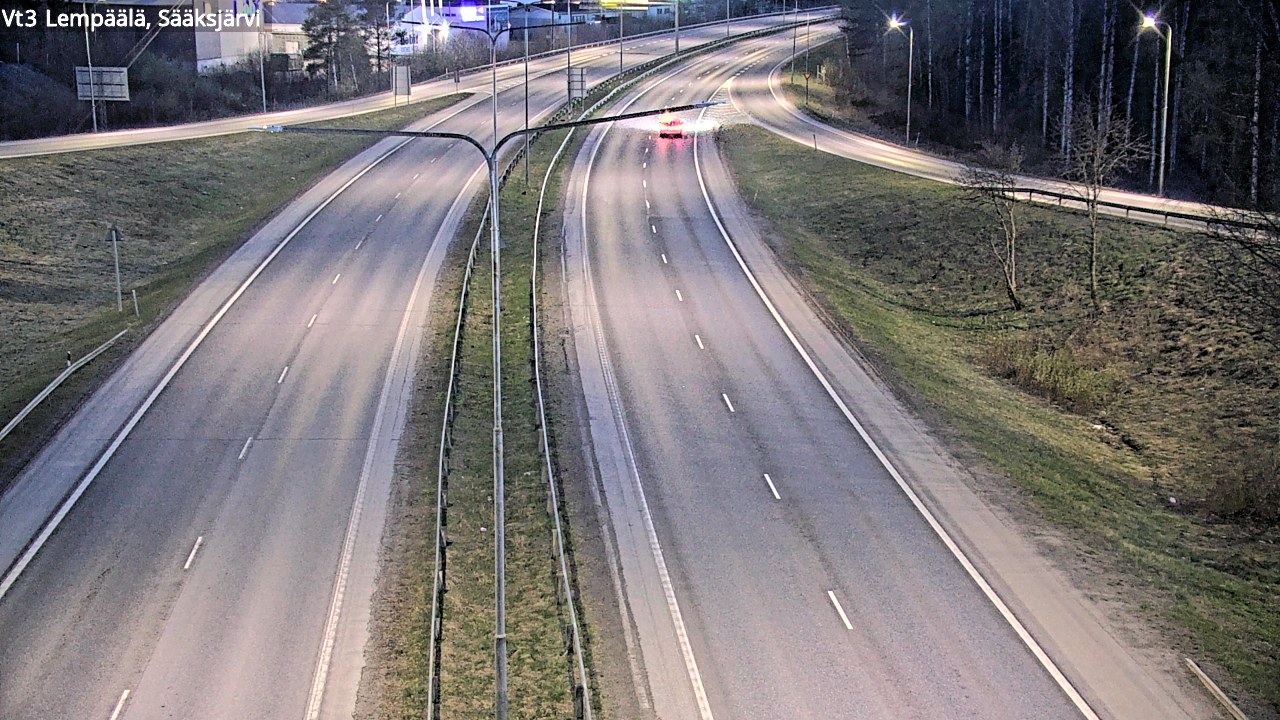 Weather Camera Image Road 3 Lempäälä, Sääksjärvi, Lempäälä, Pirkanmaa
