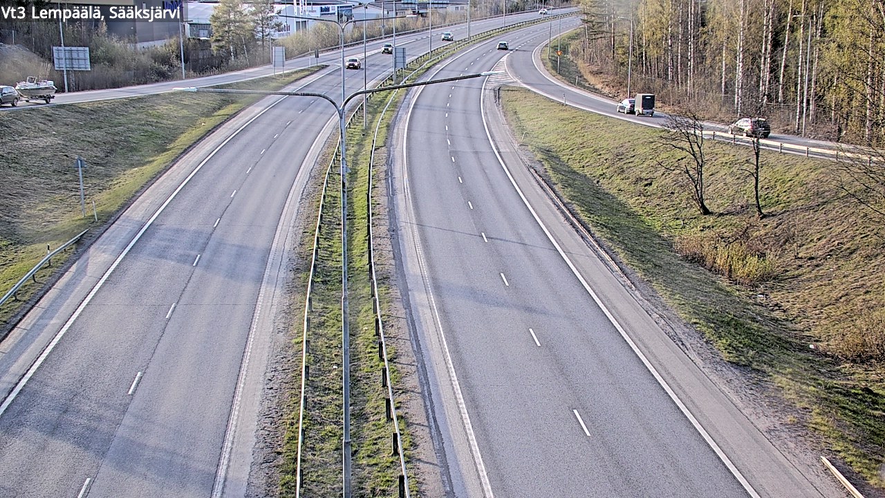 Kelikamerat Kuva Tie 3 Lempäälä, Sääksjärvi, Lempäälä, Pirkanmaa