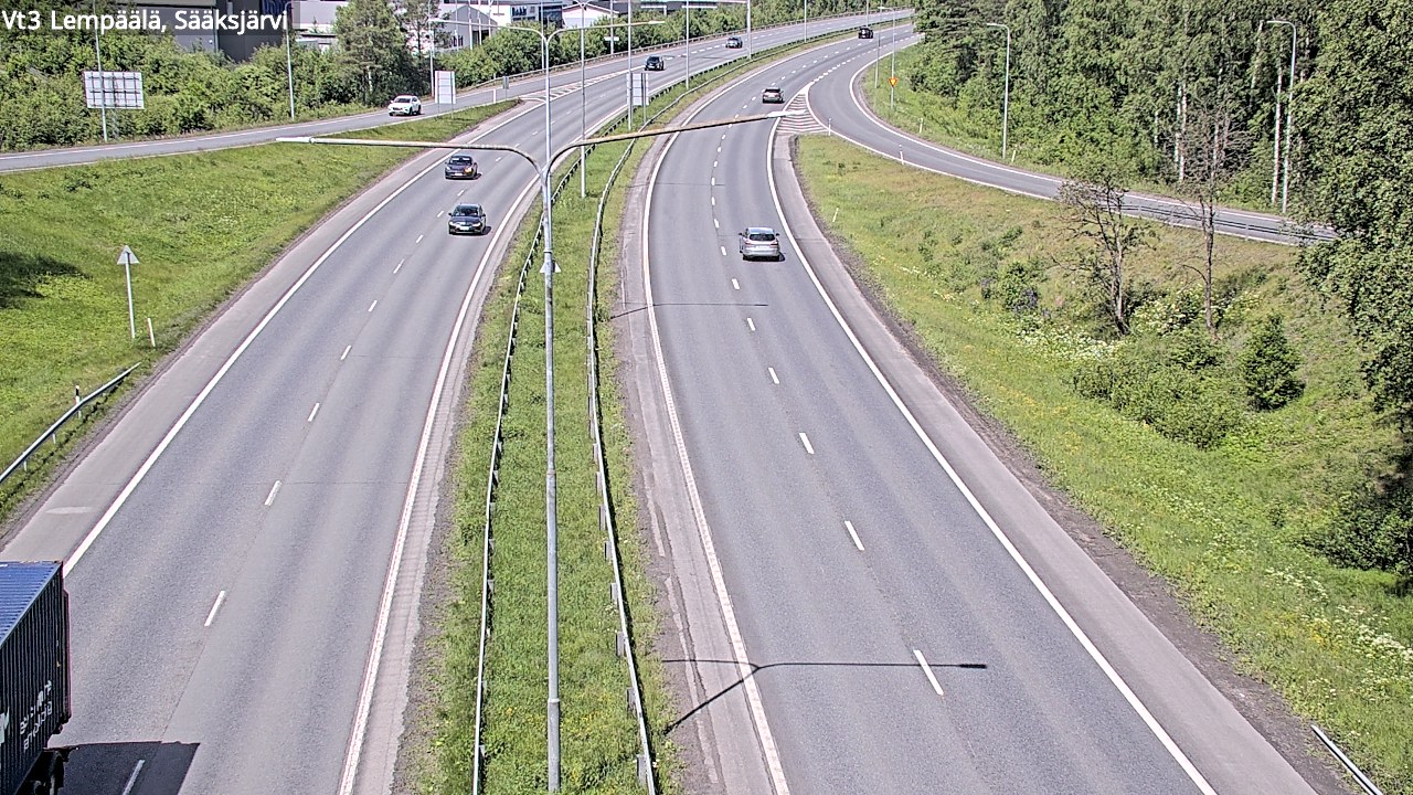 Kelikamerat Kuva Tie 3 Lempäälä, Sääksjärvi, Lempäälä, Pirkanmaa
