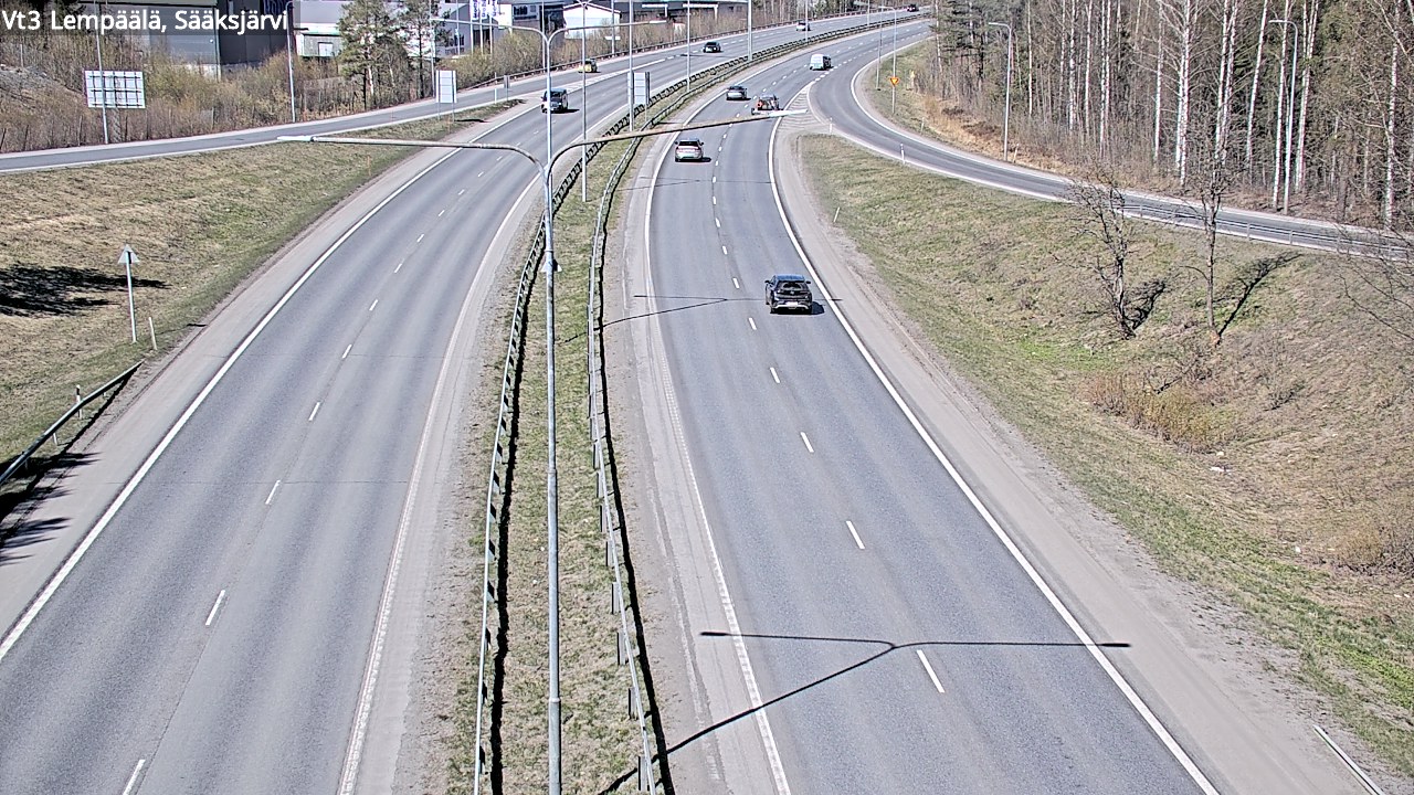 Kelikamerat Kuva Tie 3 Lempäälä, Sääksjärvi, Lempäälä, Pirkanmaa