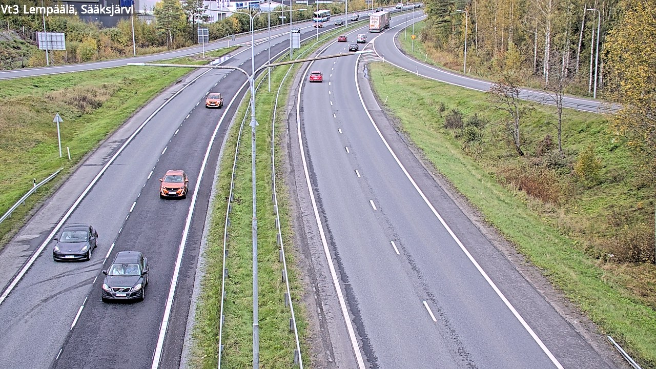 Kelikamerat Kuva Tie 3 Lempäälä, Sääksjärvi, Lempäälä, Pirkanmaa