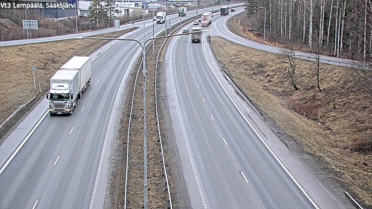 Kelikamerat Kuva Tie 3 Lempäälä, Sääksjärvi, Lempäälä, Pirkanmaa