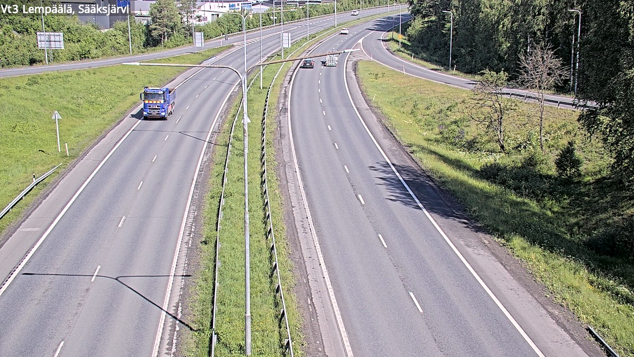 Kelikamerat Kuva Tie 3 Lempäälä, Sääksjärvi, Lempäälä, Pirkanmaa