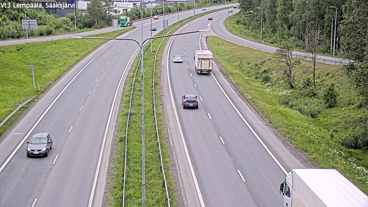 Weather Camera Image Road 3 Lempäälä, Sääksjärvi, Lempäälä, Pirkanmaa