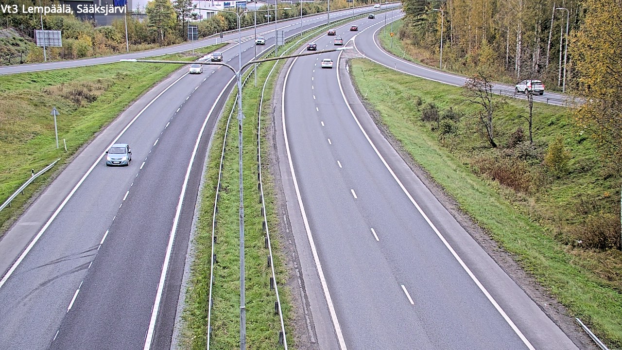 Kelikamerat Kuva Tie 3 Lempäälä, Sääksjärvi, Lempäälä, Pirkanmaa