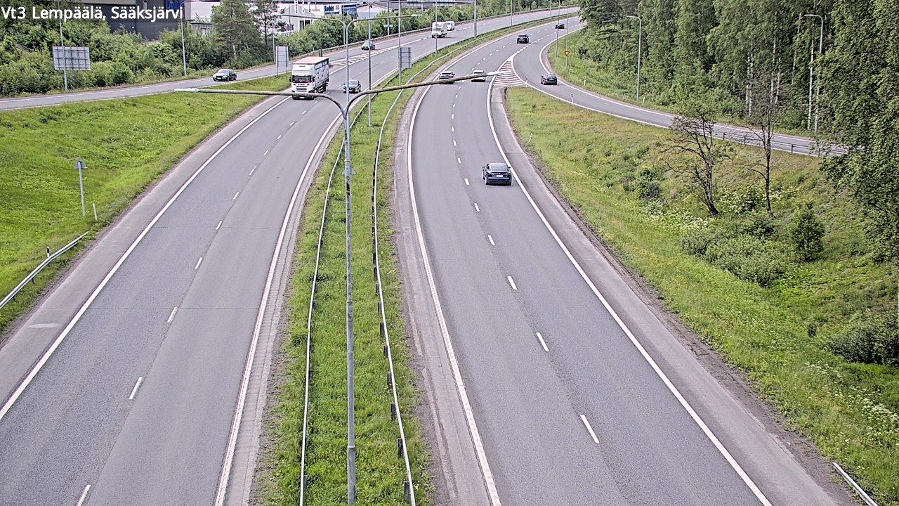 Kelikamerat Kuva Tie 3 Lempäälä, Sääksjärvi, Lempäälä, Pirkanmaa