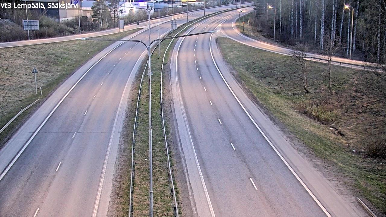 Weather Camera Image Road 3 Lempäälä, Sääksjärvi, Lempäälä, Pirkanmaa