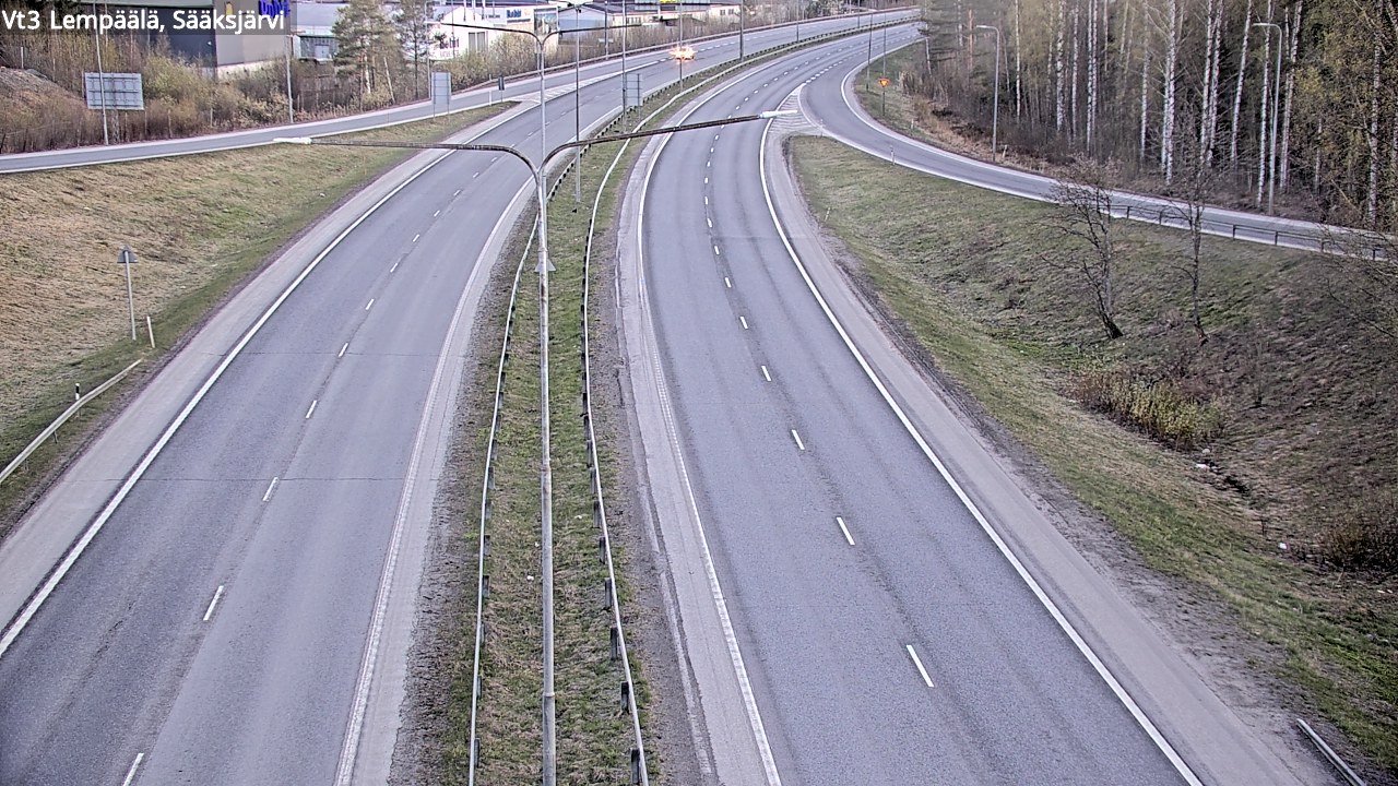 Weather Camera Image Road 3 Lempäälä, Sääksjärvi, Lempäälä, Pirkanmaa