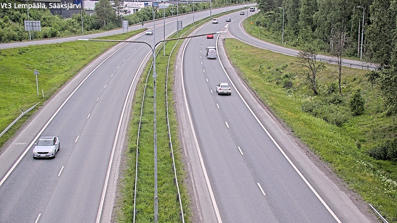 Weather Camera Image Road 3 Lempäälä, Sääksjärvi, Lempäälä, Pirkanmaa