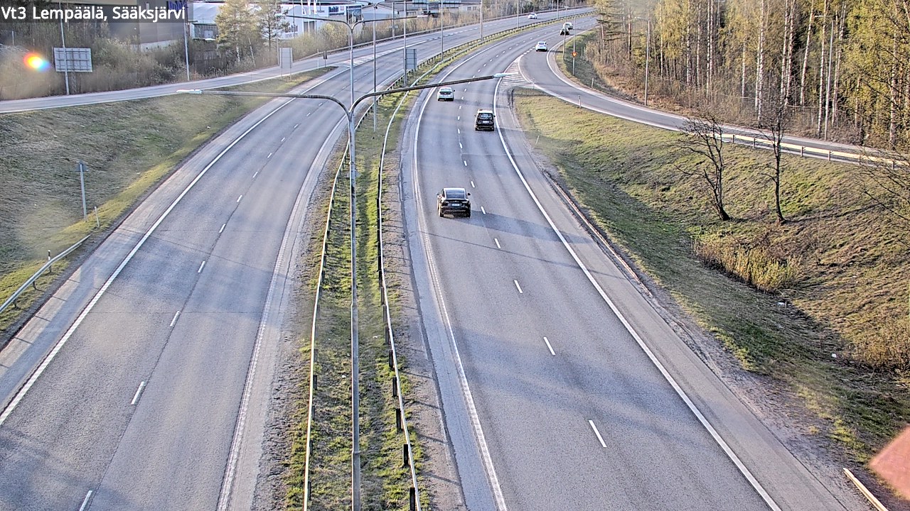 Kelikamerat Kuva Tie 3 Lempäälä, Sääksjärvi, Lempäälä, Pirkanmaa
