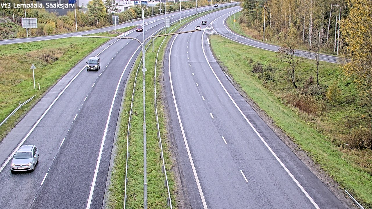 Weather Camera Image Road 3 Lempäälä, Sääksjärvi, Lempäälä, Pirkanmaa
