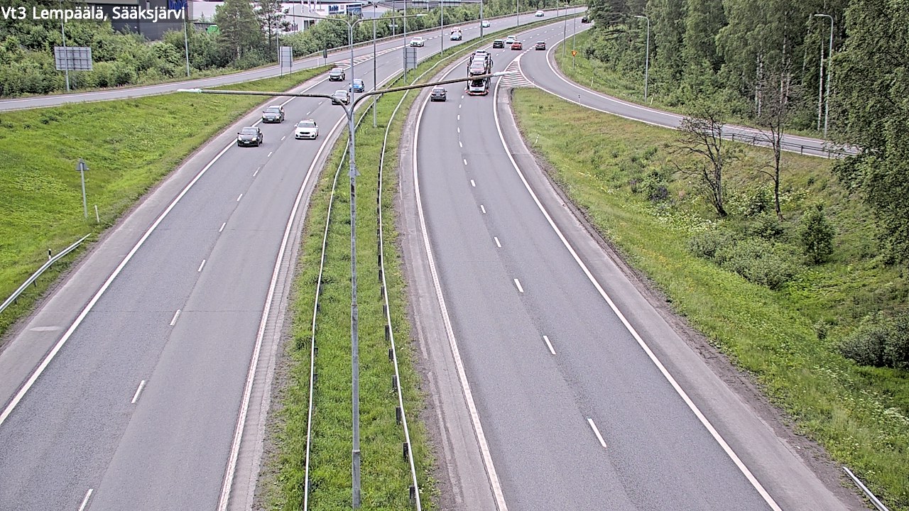 Kelikamerat Kuva Tie 3 Lempäälä, Sääksjärvi, Lempäälä, Pirkanmaa