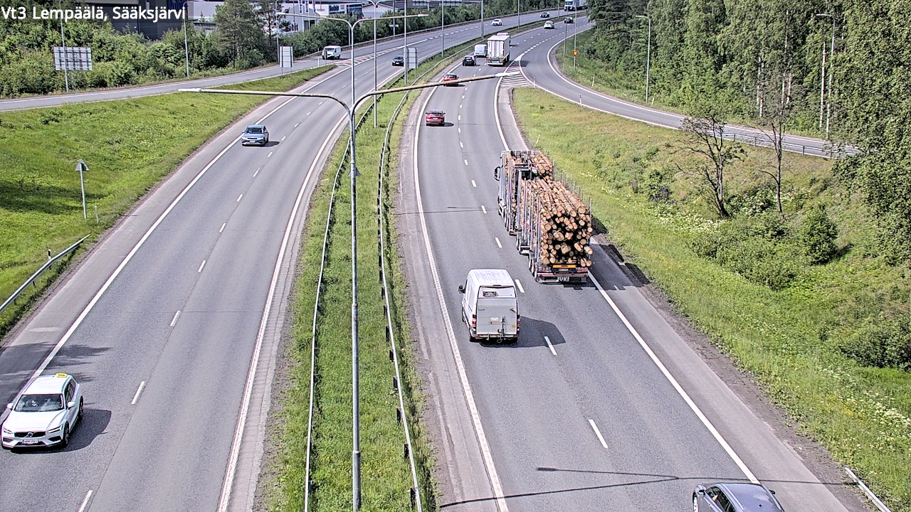 Kelikamerat Kuva Tie 3 Lempäälä, Sääksjärvi, Lempäälä, Pirkanmaa