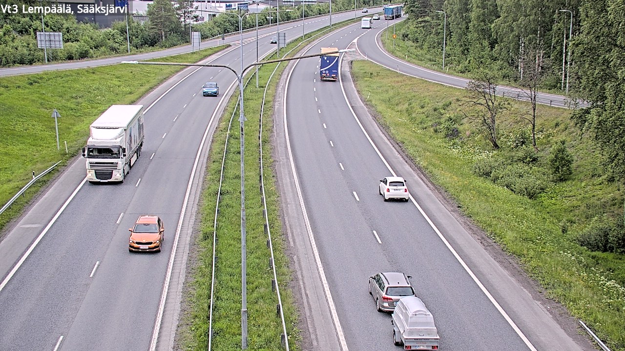Kelikamerat Kuva Tie 3 Lempäälä, Sääksjärvi, Lempäälä, Pirkanmaa