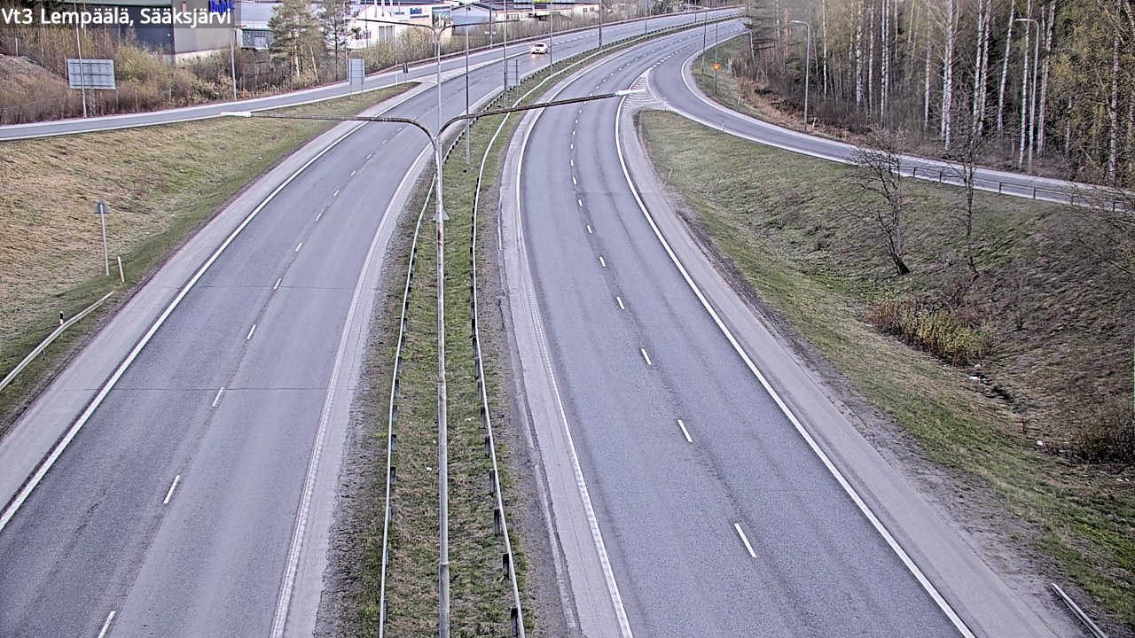 Weather Camera Image Road 3 Lempäälä, Sääksjärvi, Lempäälä, Pirkanmaa