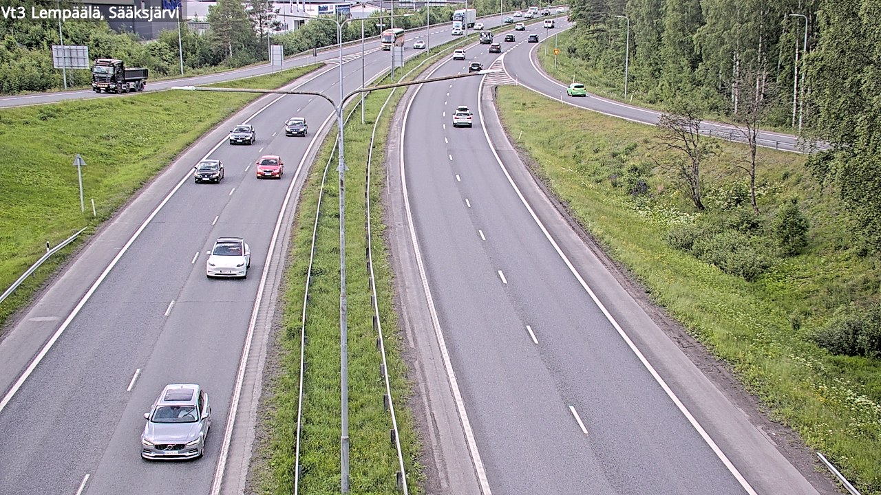 Kelikamerat Kuva Tie 3 Lempäälä, Sääksjärvi, Lempäälä, Pirkanmaa