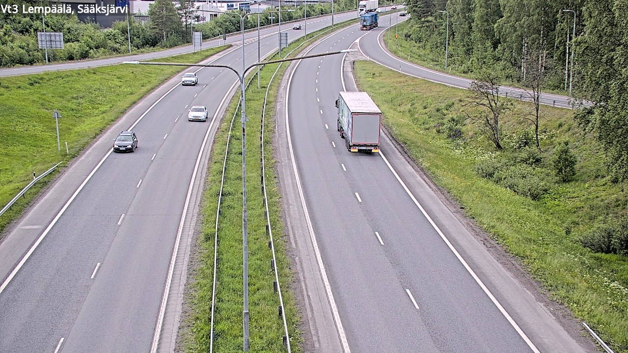 Kelikamerat Kuva Tie 3 Lempäälä, Sääksjärvi, Lempäälä, Pirkanmaa