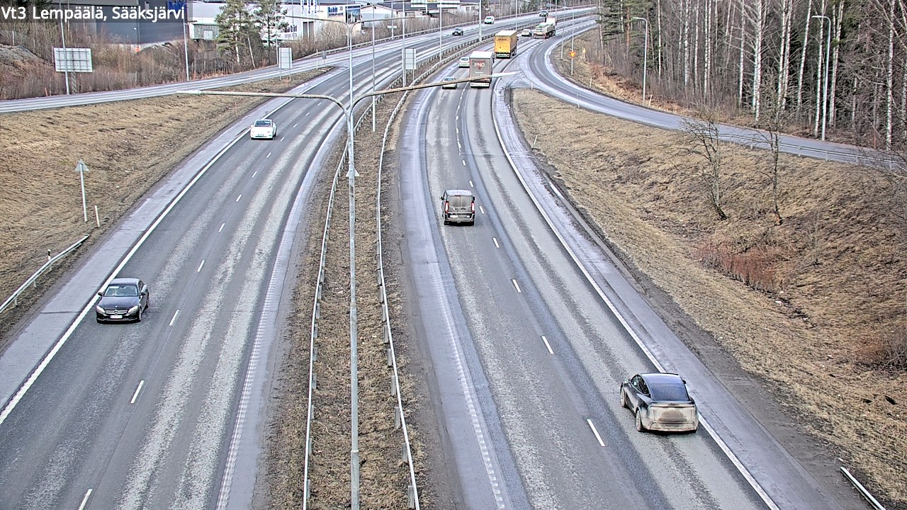 Kelikamerat Kuva Tie 3 Lempäälä, Sääksjärvi, Lempäälä, Pirkanmaa