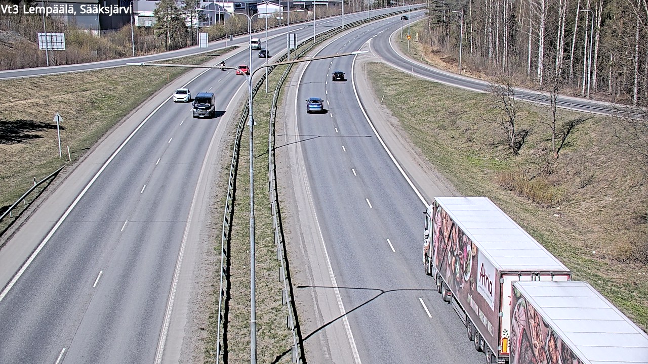 Kelikamerat Kuva Tie 3 Lempäälä, Sääksjärvi, Lempäälä, Pirkanmaa