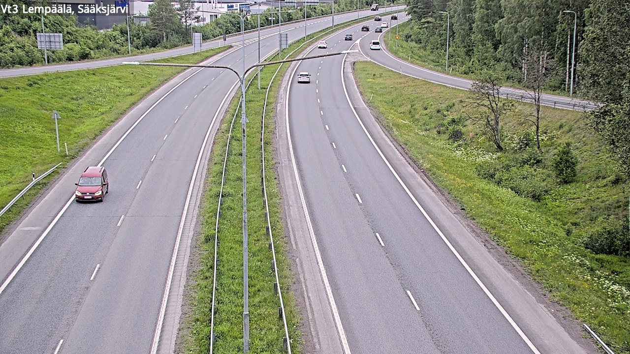 Weather Camera Image Road 3 Lempäälä, Sääksjärvi, Lempäälä, Pirkanmaa