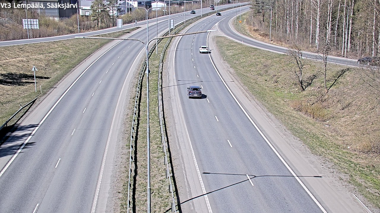 Kelikamerat Kuva Tie 3 Lempäälä, Sääksjärvi, Lempäälä, Pirkanmaa