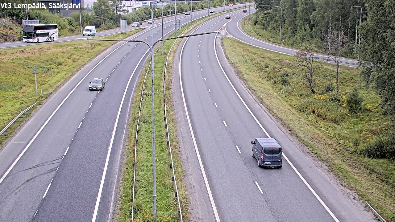 Weather Camera Image Road 3 Lempäälä, Sääksjärvi, Lempäälä, Pirkanmaa