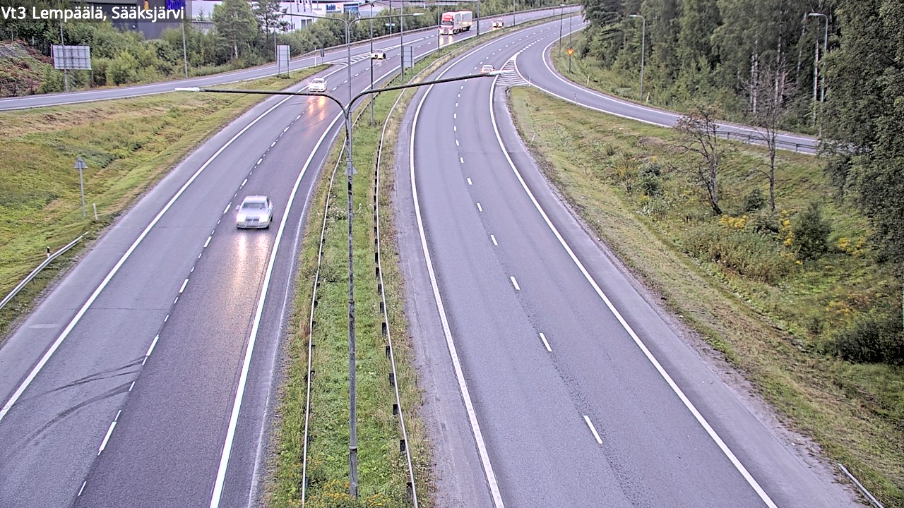Weather Camera Image Road 3 Lempäälä, Sääksjärvi, Lempäälä, Pirkanmaa