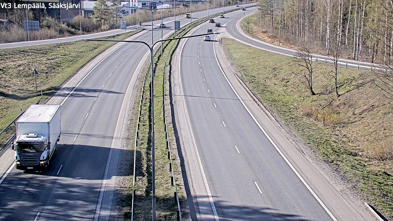 Kelikamerat Kuva Tie 3 Lempäälä, Sääksjärvi, Lempäälä, Pirkanmaa