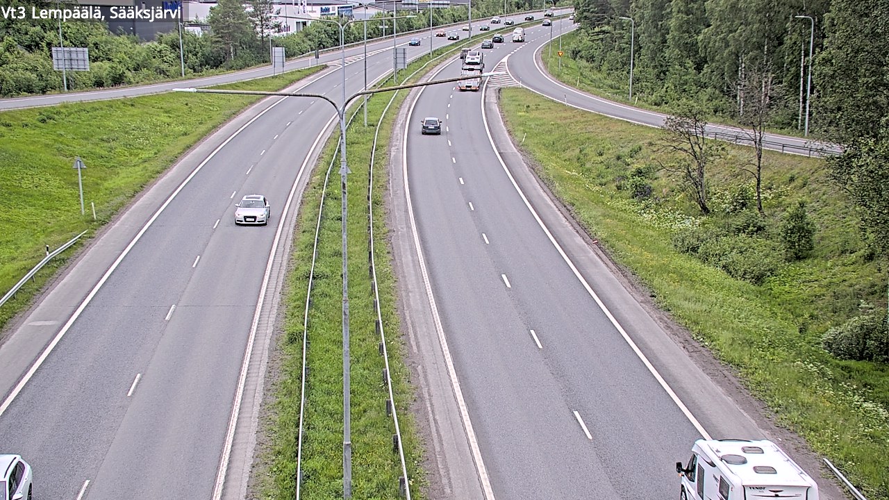 Weather Camera Image Road 3 Lempäälä, Sääksjärvi, Lempäälä, Pirkanmaa
