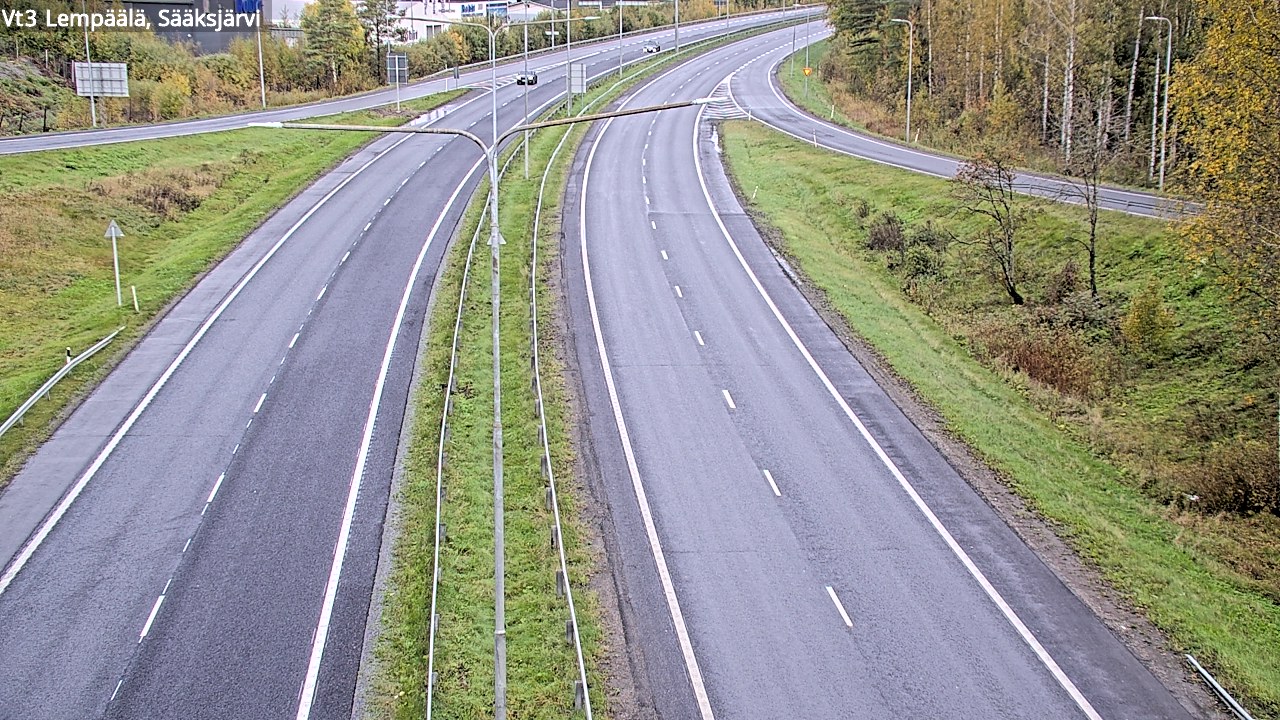 Weather Camera Image Road 3 Lempäälä, Sääksjärvi, Lempäälä, Pirkanmaa