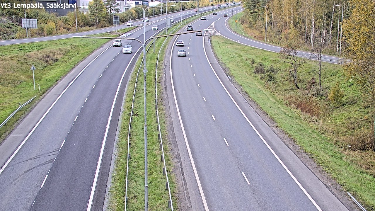 Kelikamerat Kuva Tie 3 Lempäälä, Sääksjärvi, Lempäälä, Pirkanmaa