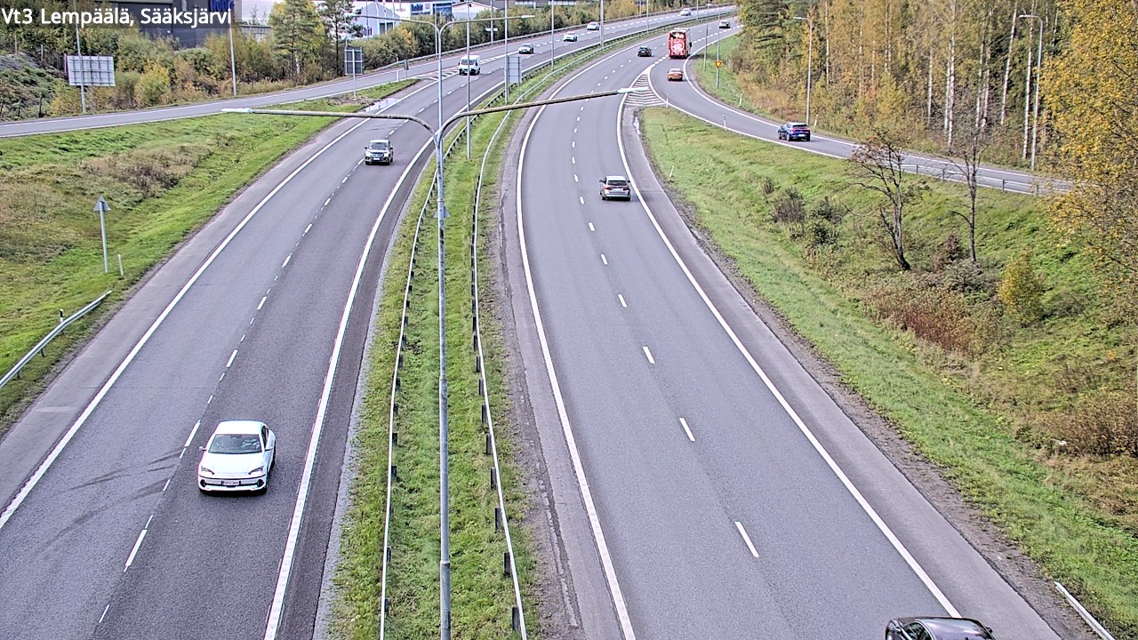Kelikamerat Kuva Tie 3 Lempäälä, Sääksjärvi, Lempäälä, Pirkanmaa