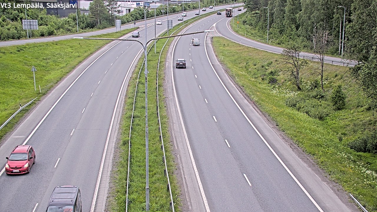 Weather Camera Image Road 3 Lempäälä, Sääksjärvi, Lempäälä, Pirkanmaa