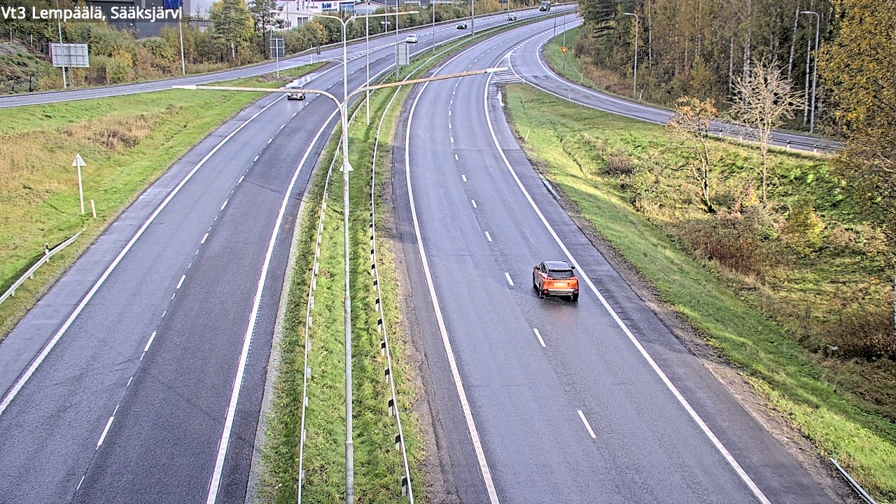 Weather Camera Image Road 3 Lempäälä, Sääksjärvi, Lempäälä, Pirkanmaa
