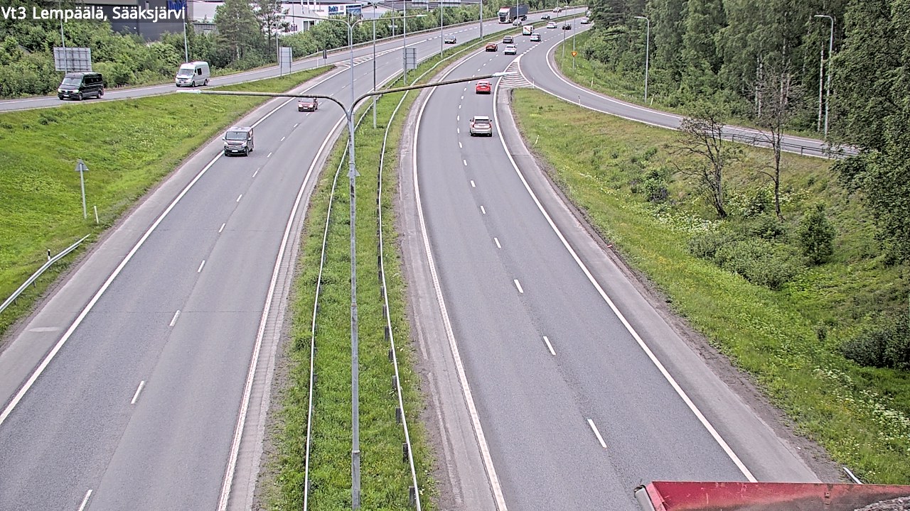 Weather Camera Image Road 3 Lempäälä, Sääksjärvi, Lempäälä, Pirkanmaa