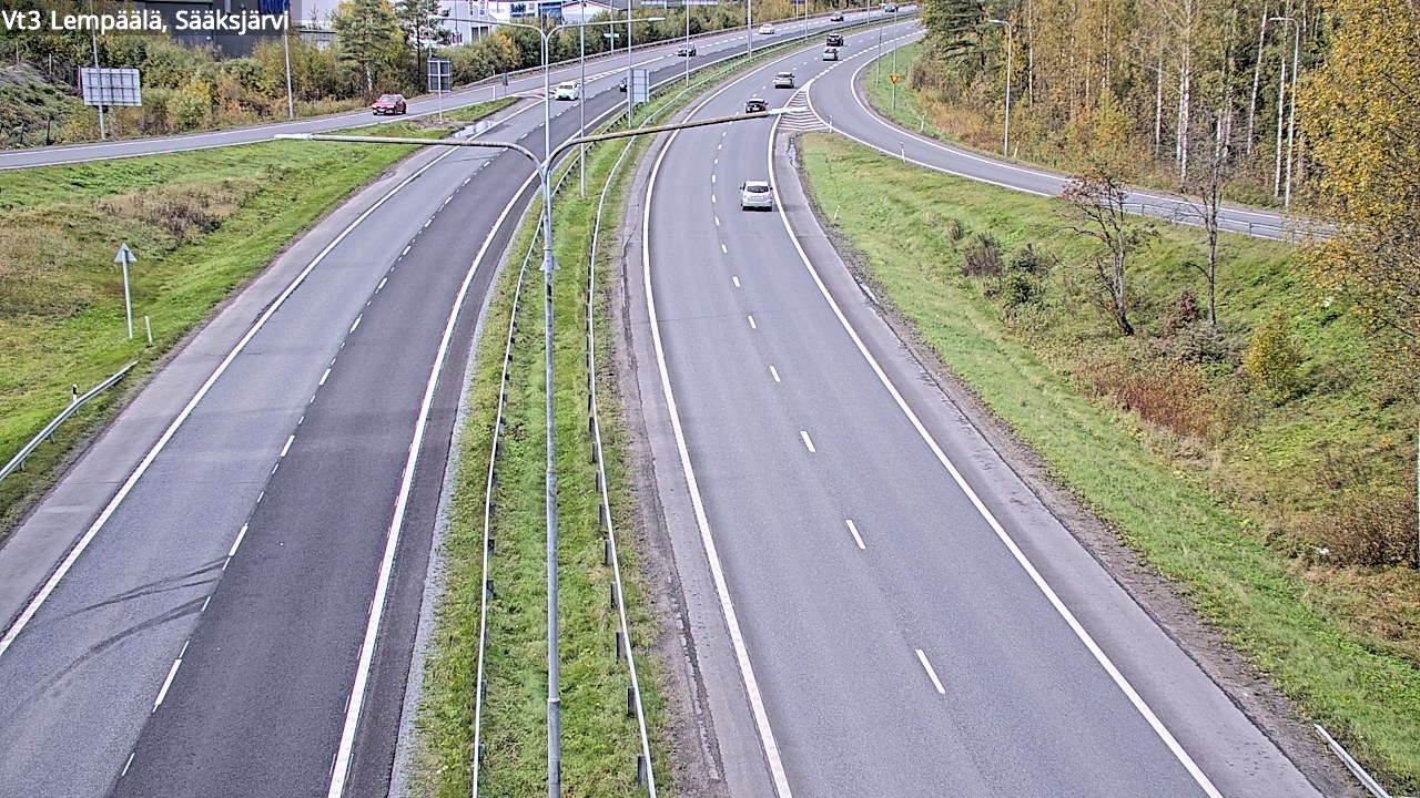 Kelikamerat Kuva Tie 3 Lempäälä, Sääksjärvi, Lempäälä, Pirkanmaa