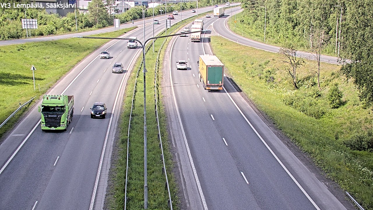 Kelikamerat Kuva Tie 3 Lempäälä, Sääksjärvi, Lempäälä, Pirkanmaa