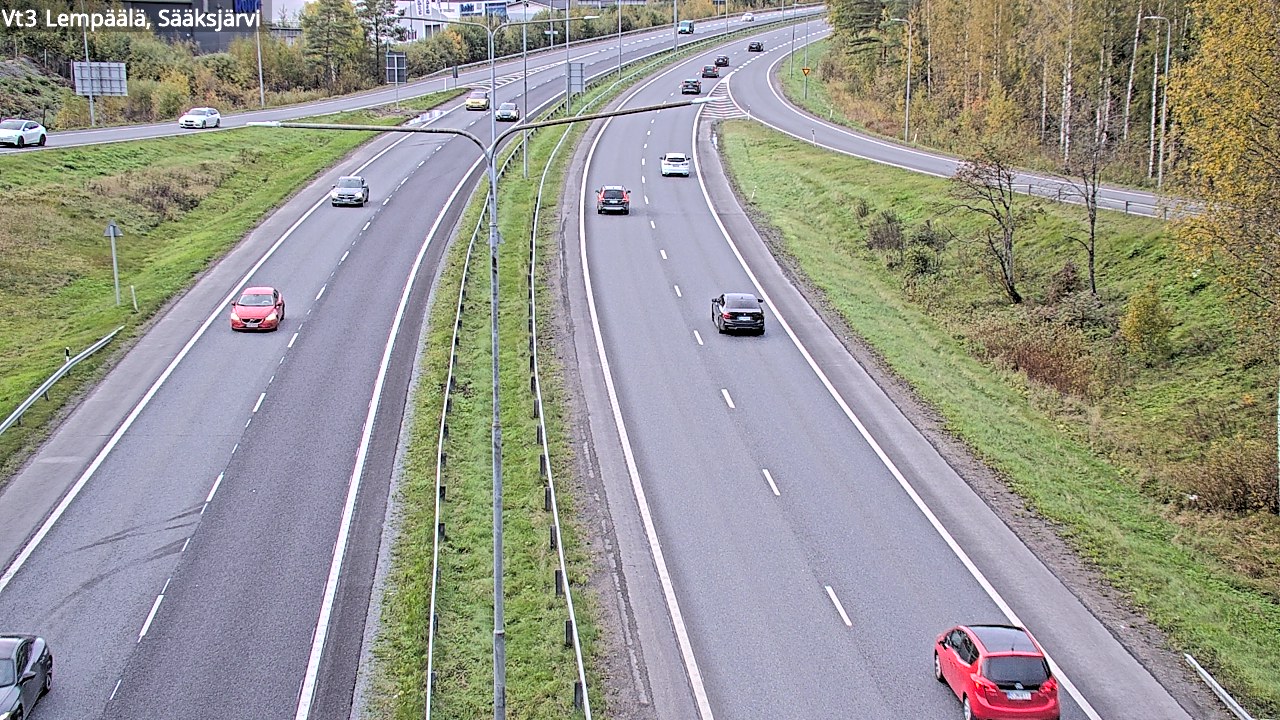 Kelikamerat Kuva Tie 3 Lempäälä, Sääksjärvi, Lempäälä, Pirkanmaa