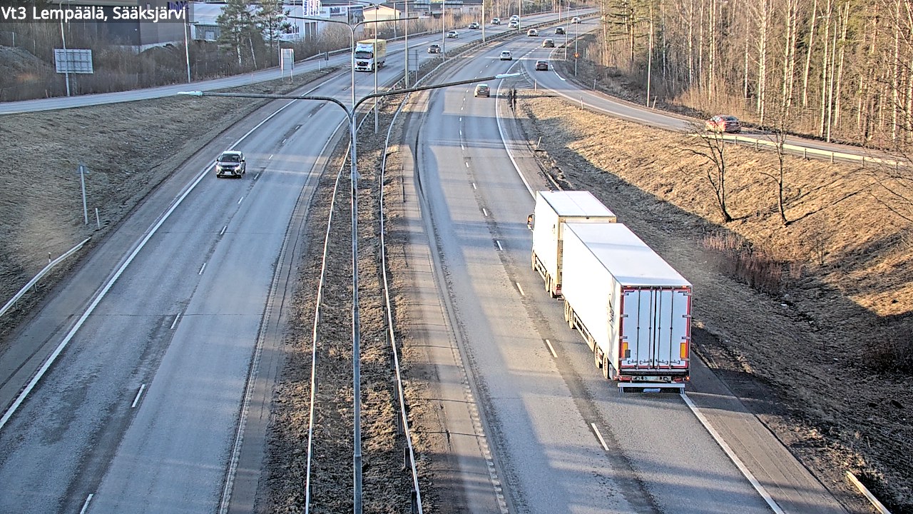 Weather Camera Image Road 3 Lempäälä, Sääksjärvi, Lempäälä, Pirkanmaa