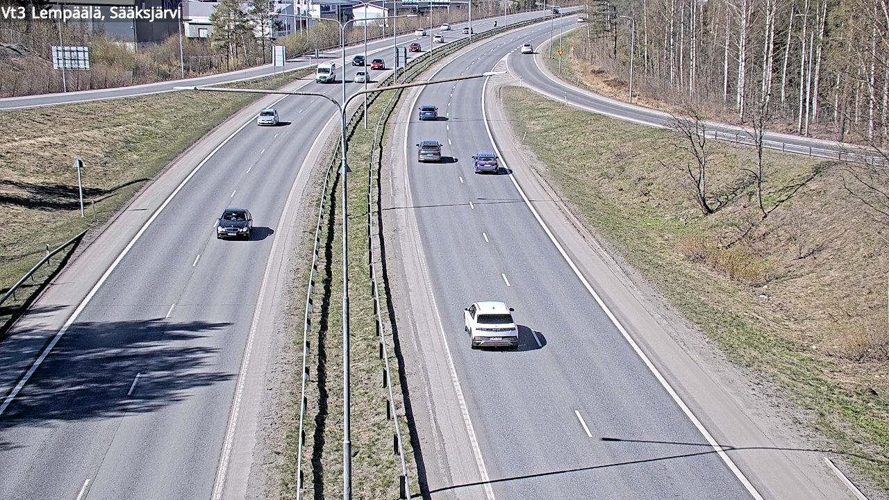 Kelikamerat Kuva Tie 3 Lempäälä, Sääksjärvi, Lempäälä, Pirkanmaa