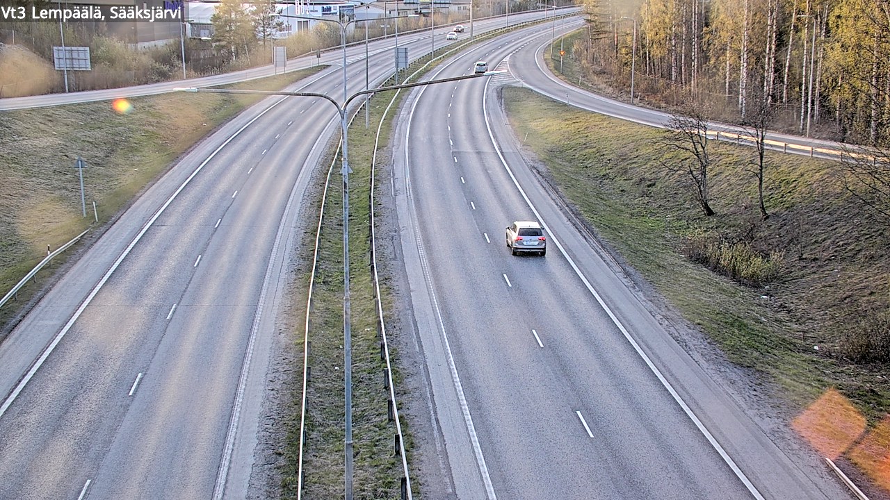 Kelikamerat Kuva Tie 3 Lempäälä, Sääksjärvi, Lempäälä, Pirkanmaa