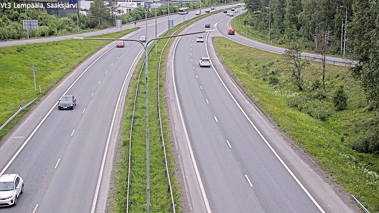 Weather Camera Image Road 3 Lempäälä, Sääksjärvi, Lempäälä, Pirkanmaa