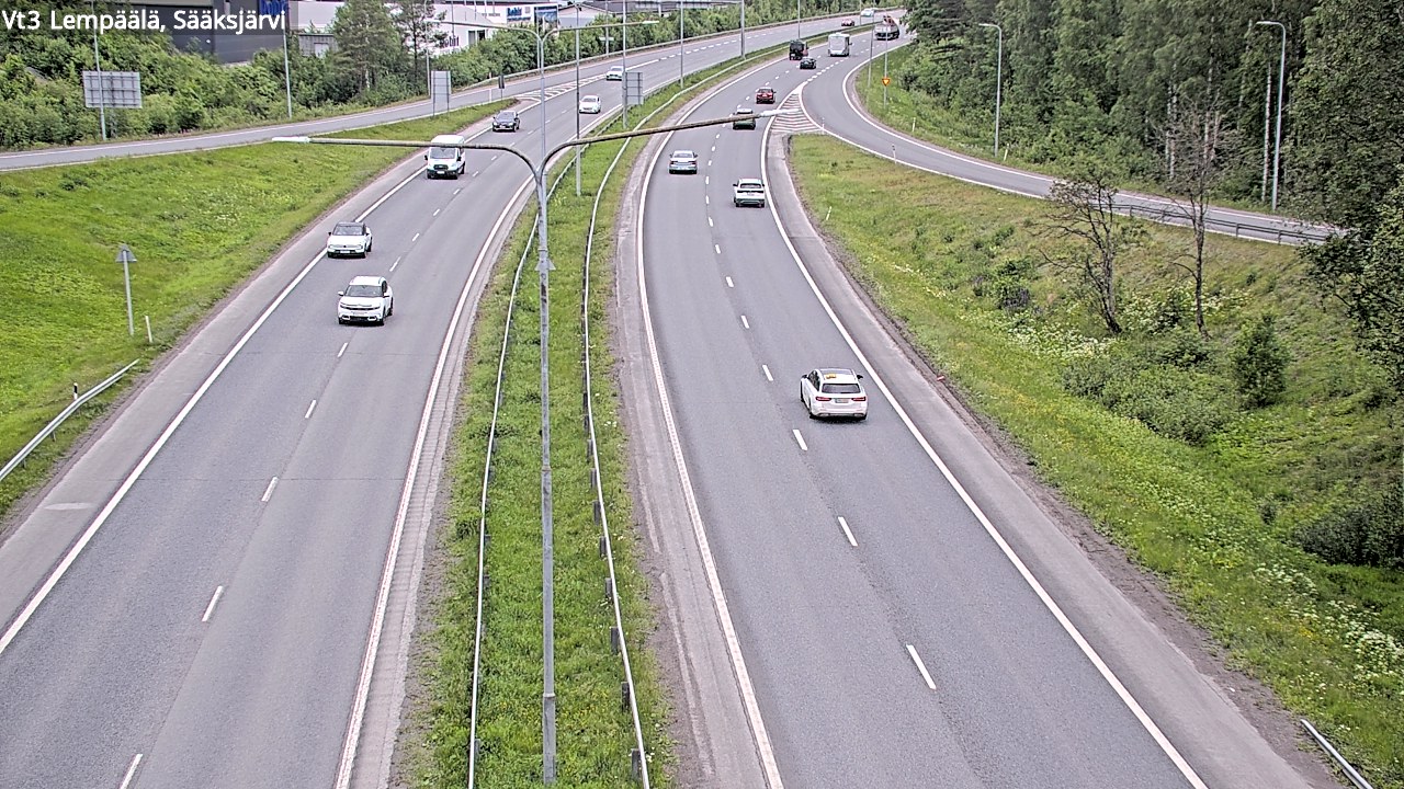 Weather Camera Image Road 3 Lempäälä, Sääksjärvi, Lempäälä, Pirkanmaa