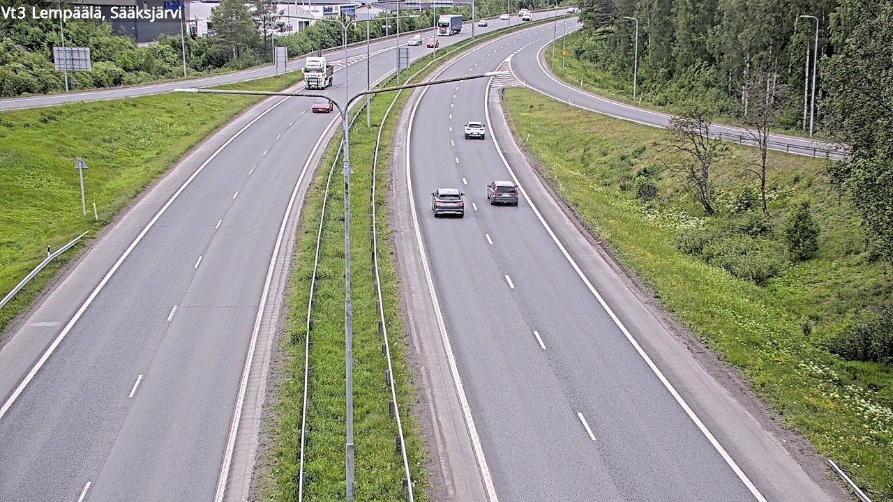 Weather Camera Image Road 3 Lempäälä, Sääksjärvi, Lempäälä, Pirkanmaa