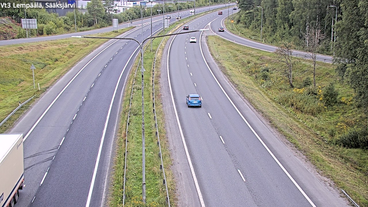 Weather Camera Image Road 3 Lempäälä, Sääksjärvi, Lempäälä, Pirkanmaa