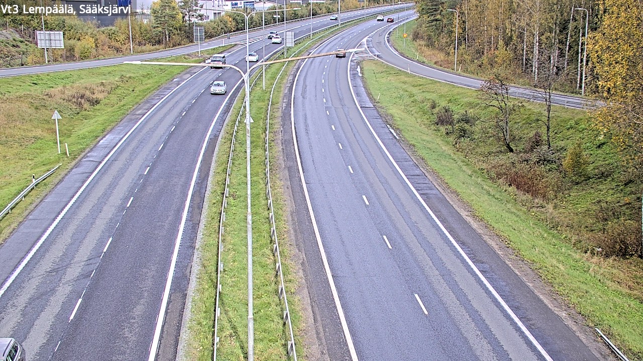 Weather Camera Image Road 3 Lempäälä, Sääksjärvi, Lempäälä, Pirkanmaa