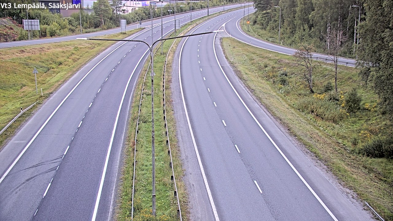 Weather Camera Image Road 3 Lempäälä, Sääksjärvi, Lempäälä, Pirkanmaa