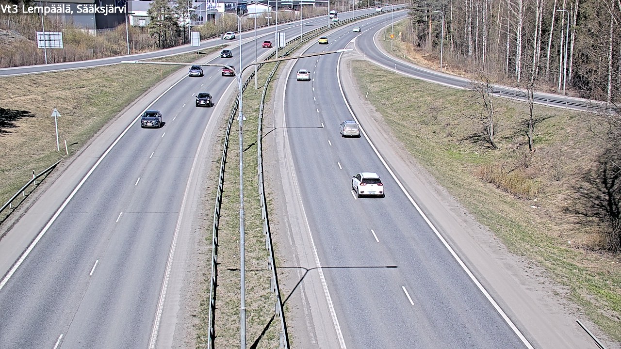 Kelikamerat Kuva Tie 3 Lempäälä, Sääksjärvi, Lempäälä, Pirkanmaa