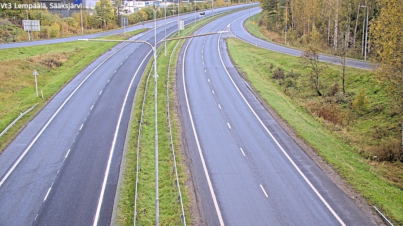 Weather Camera Image Road 3 Lempäälä, Sääksjärvi, Lempäälä, Pirkanmaa