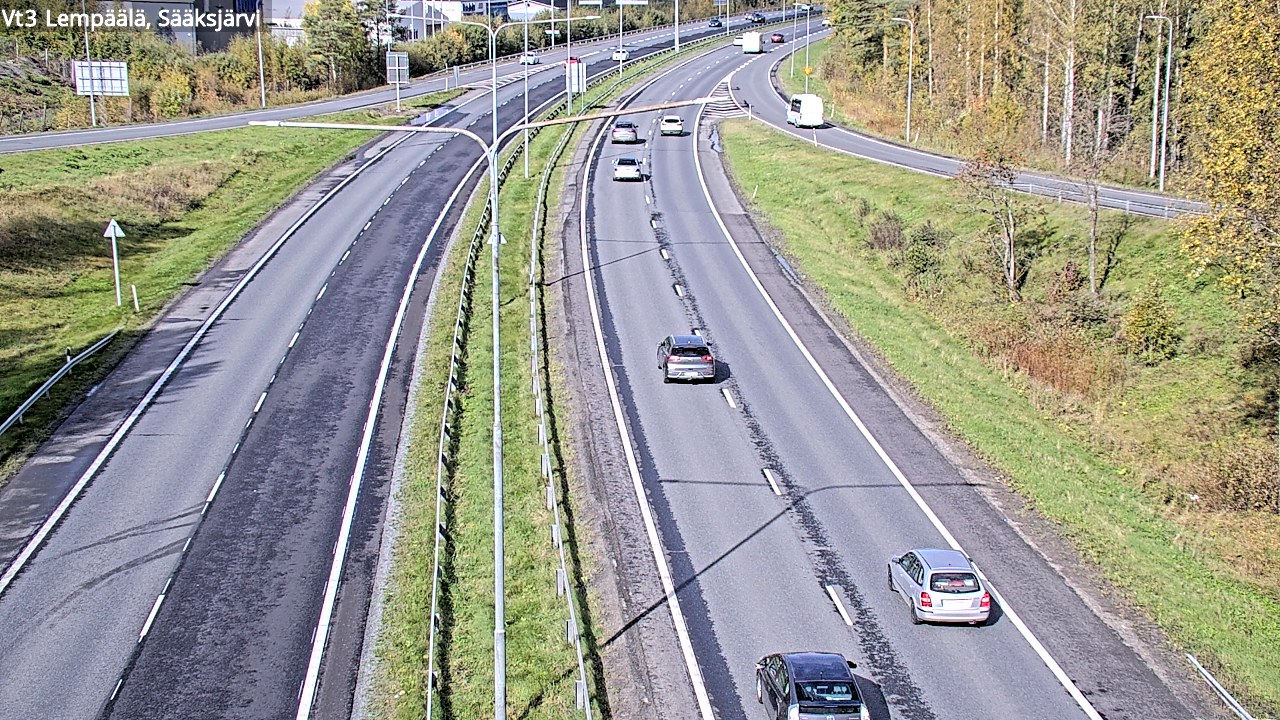 Kelikamerat Kuva Tie 3 Lempäälä, Sääksjärvi, Lempäälä, Pirkanmaa
